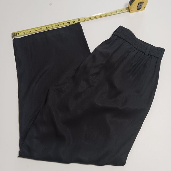 Torrid Wide Leg Studio Linen High Rise Pant Black Size 12 TALL Trousers NWT - Picture 15 of 15
